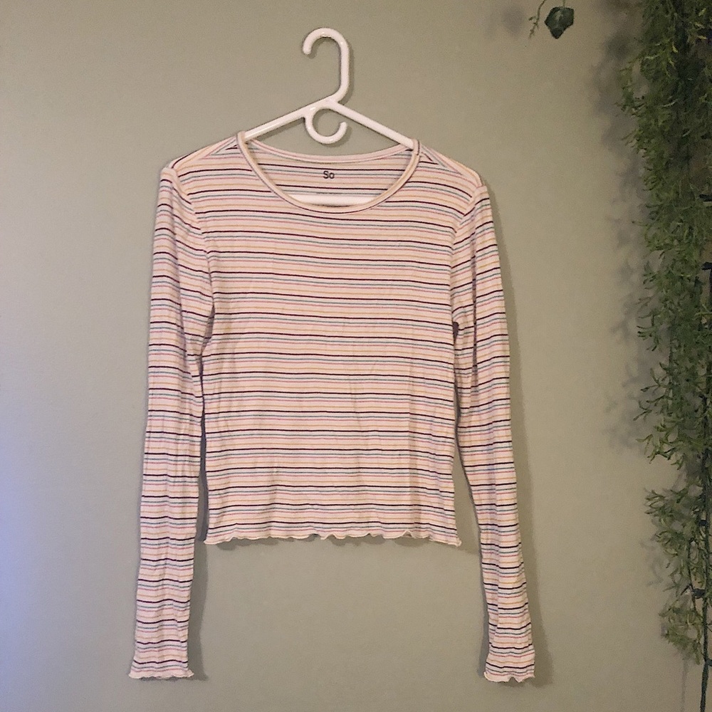 So Size Medium ribbed crop top